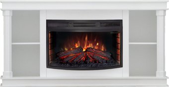 Smolcom Brittany FS25 с RealFlame FireField 25 S IR (бьянко белый)