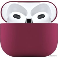 Чехол uBear Touch Case (для AirPods 3, бордовый)