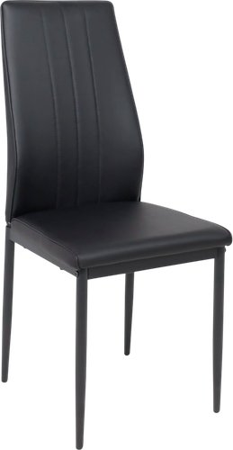 AksHome Oreo (экокожа, черный/черный)