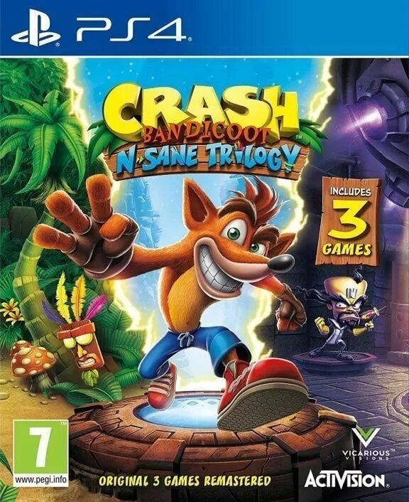

Crash Bandicoot N.Sane Trilogy для PlayStation 4