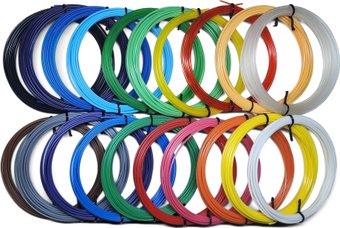 Набор пластика SynTech PLA 1.75 мм 5 м (20 цветов)