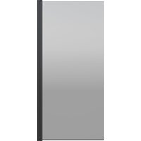 Стеклянная шторка для ванны Berges Wasserhaus River S Black 80 065016