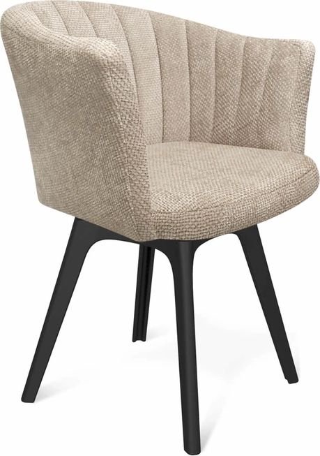 

Стул с подлокотниками Sheffilton SHT-ST42-1/S195 (милк/черный)