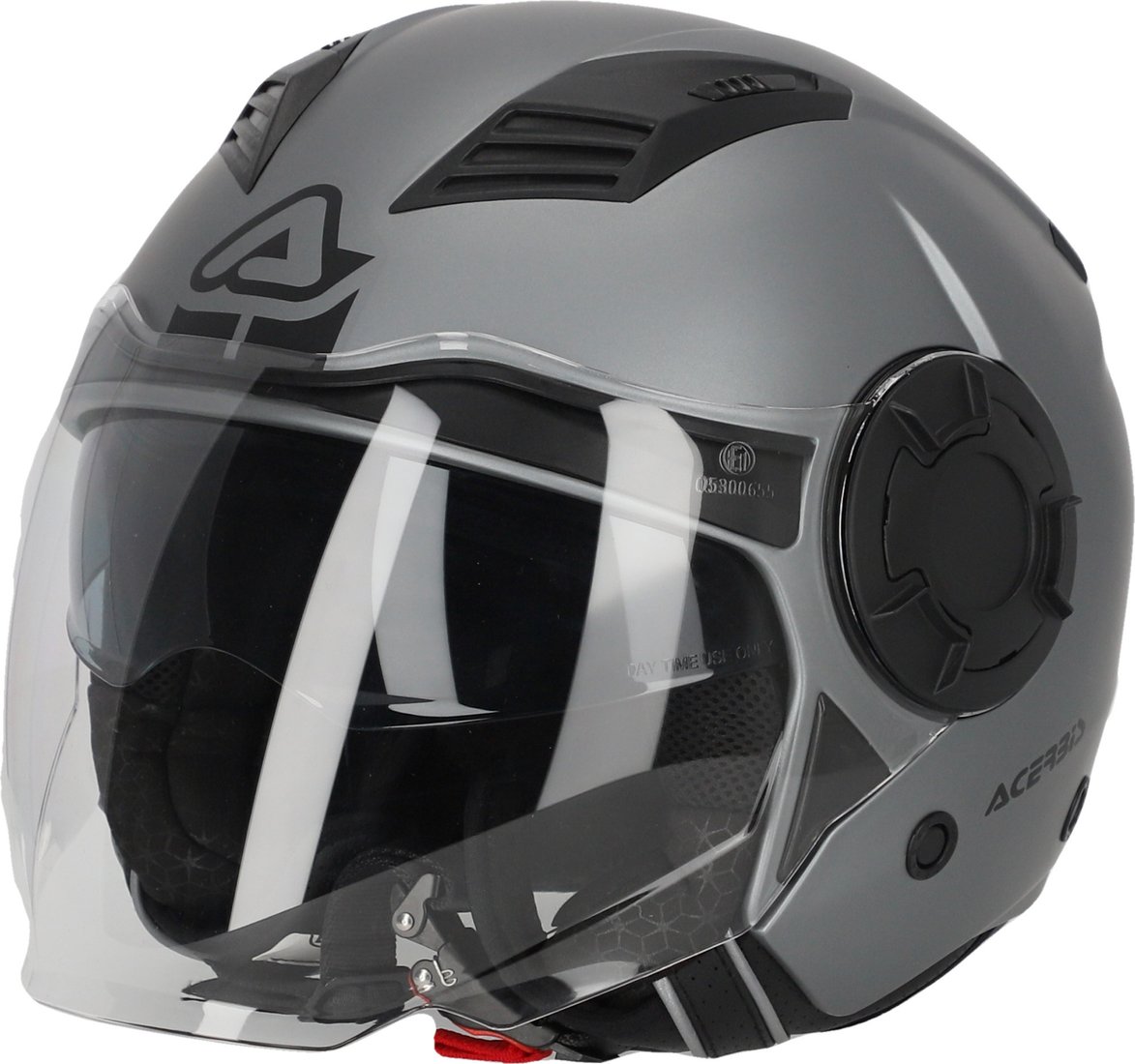 

Мотошлем Acerbis JET Vento 0025273.070.064 (M, серый)