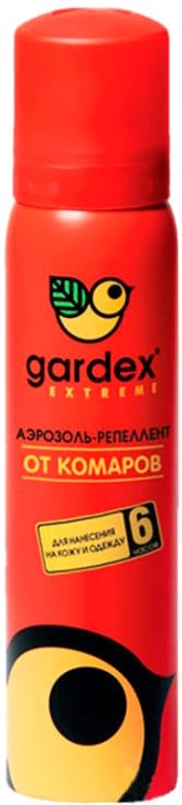 

Аэрозоль против насекомых Gardex Extreme 0130 (100 мл)