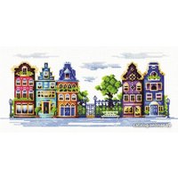 Набор для вышивания Сделай своими руками Тихая улочка Т-12С