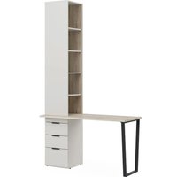 Офисный стол Алисия Мария МСС 135.55 (дымчато-серый)