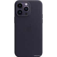 Чехол для телефона Apple MagSafe Leather Case для iPhone 14 Pro Max (чернила)