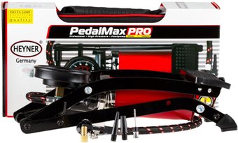 Насос ножной велосипедный Heyner PedalMax PRO (красный)