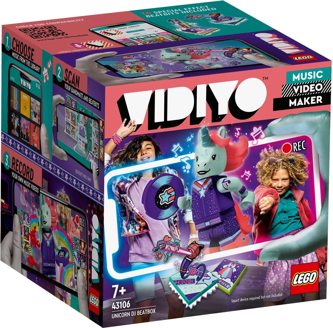 

Конструктор LEGO Vidiyo 43106 Битбокс Диджея Единорога