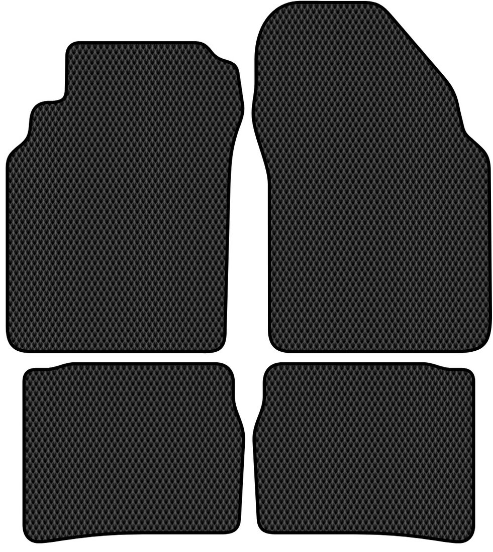 

Комплект ковриков для авто Alicosta Nissan Primera II (седан / P11) 1995 - 2002 (черный, ромб)