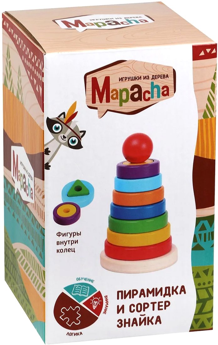 

Пирамидка Mapacha Знайка 76826