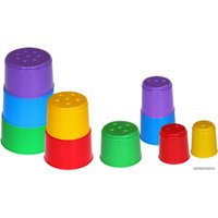 Пирамидка Полесье Занимательная пирамидка 2 (10 элементов, в пакете)