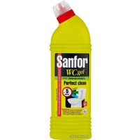 Средство для унитаза Sanfor Лимонная свежесть WC гель 1 л в Орше