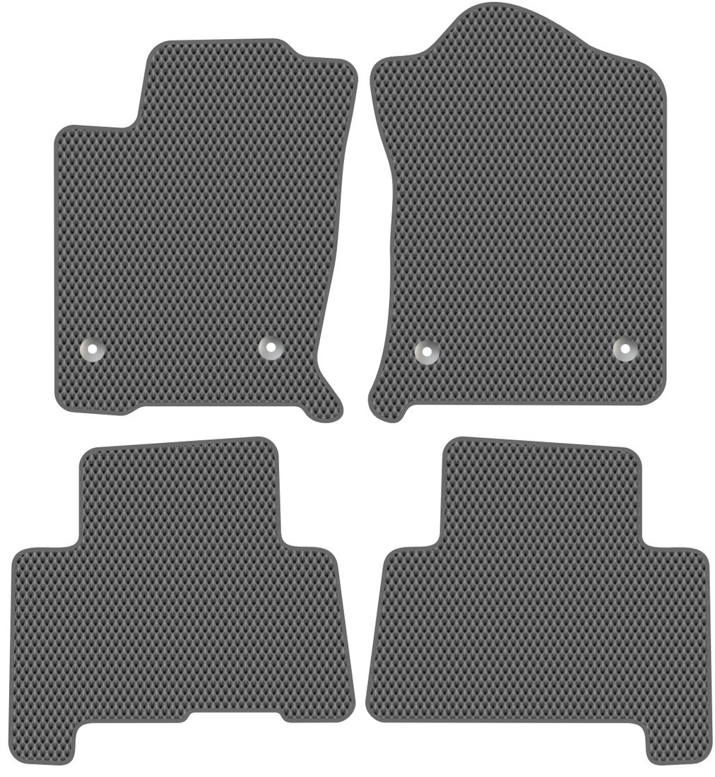 

Комплект ковриков для авто Alicosta Haval H9 (suv 5 мест) 2015 - Н.В. (серый, ромб)