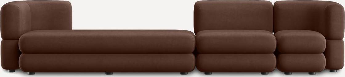 

Модульный диван Divan Brera-4 Velour Cinnamon 242149