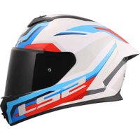 Мотошлем LS2 FF820 Rapid III Hyper (S, белый/синий/красный)