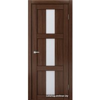 Межкомнатная дверь MDF-Techno Dominika 308 40x200 (орех вела, лакобель/лакомат белый)