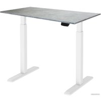 Стол для работы стоя ErgoSmart Electric Desk Prime 1200х650х18 мм (бетон чикаго/белый)