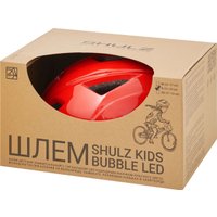 Cпортивный шлем Shulz Kids Bubble LED XS (красный)