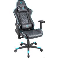 Игровое (геймерское) кресло Evolution Tactic 1 (черный/голубой)