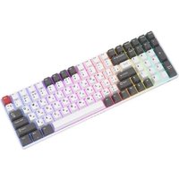 Клавиатура Royal Kludge RK100 RGB (белый/серый, RK Red)