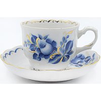 Чашка с блюдцем Добрушский фарфоровый завод Тюльпан Татьяна 1С0074Ф34