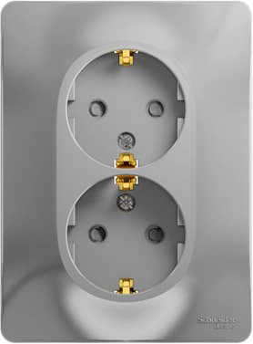 Schneider Electric Glossa GSL000326 (алюминий)