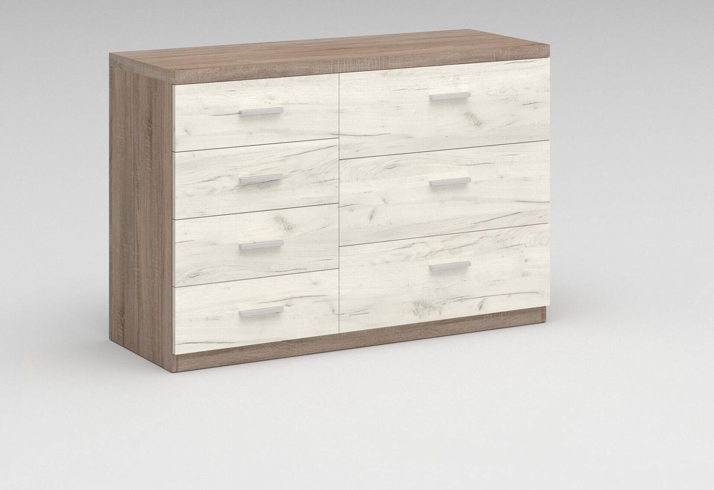 

Комод Миркомодоф Лутон 15 (дуб винтаж оксид/дуб крафт белый)