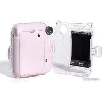Чехол Sundays для Fujifilm Instax Mini 12 с ремешком (розовый)
