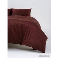 1.5-спальный комплект постельного белья GoodNight Сатин Делюкс 1.5 401429 (шоколад)