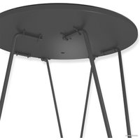 Журнальный столик Sheffilton SHT-CT27 (черный муар/черный глянец)