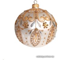 Елочная игрушка Орбитал Шар Д-322 200-060-1 (8см, молочный)