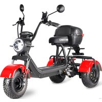 Электроскутер White Siberia Trike Mini 1500W (красный)