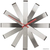 Настенные часы Umbra Ribbon (серебристый)