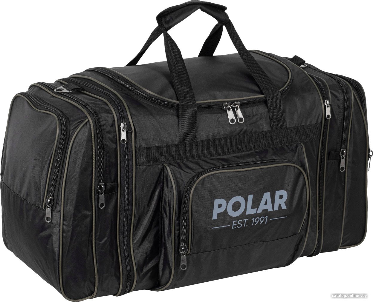 Дорожная сумка Polar 6072с (черный/хаки)