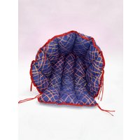 Сиденье для санок Сиденье Уют Матрас для санок (сине-красная сетка)