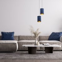 Подвесная люстра TK Lighting Tercino blue TKP6174