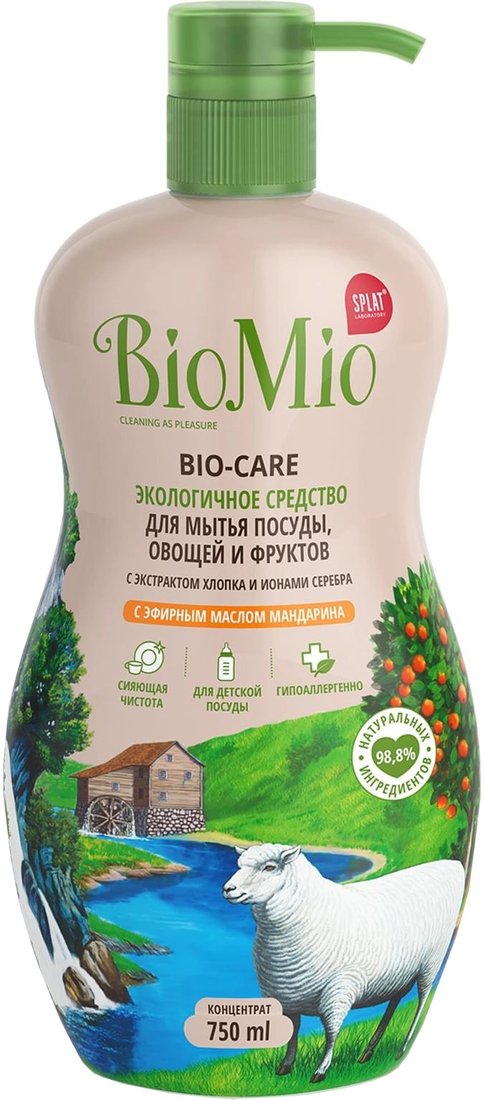 

Средство для мытья посуды BioMio Bio-Care Мандарин 750 мл