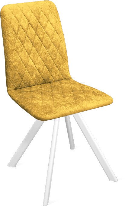 

Стул Трия Стенли К2 (белый матовый/микровелюр Wellmart Yellow)
