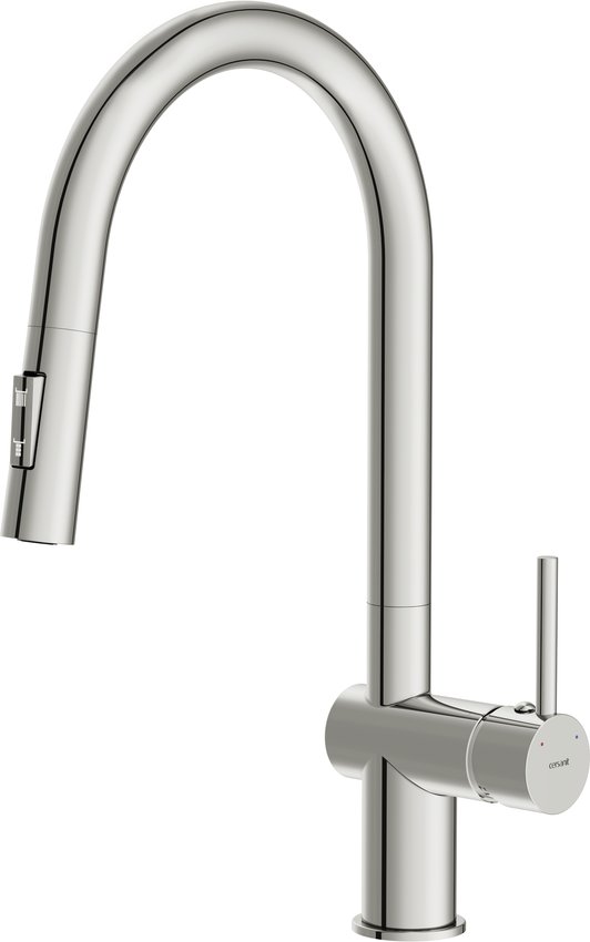 

Смеситель Cersanit Brasko однорычажный с выдвижным изливом 64841 (хром)