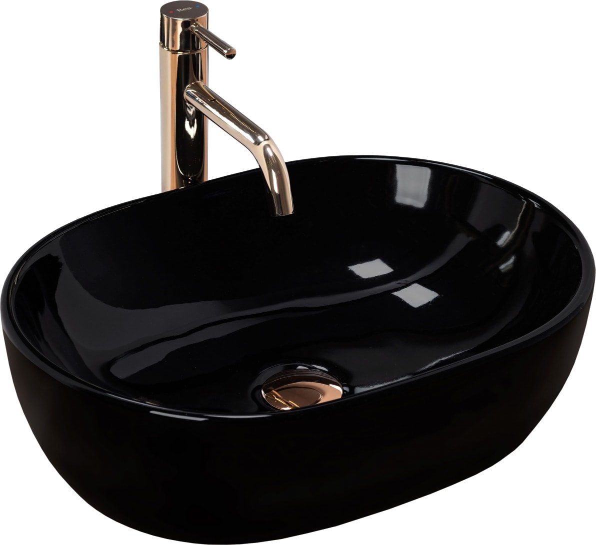 

Умывальник Rea Amelia 48 (черный)