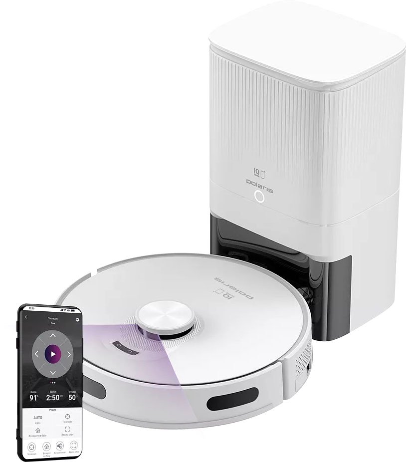 

Робот-пылесос Polaris PVCRDC G2 5002 Wi-Fi IQ Home (белый)