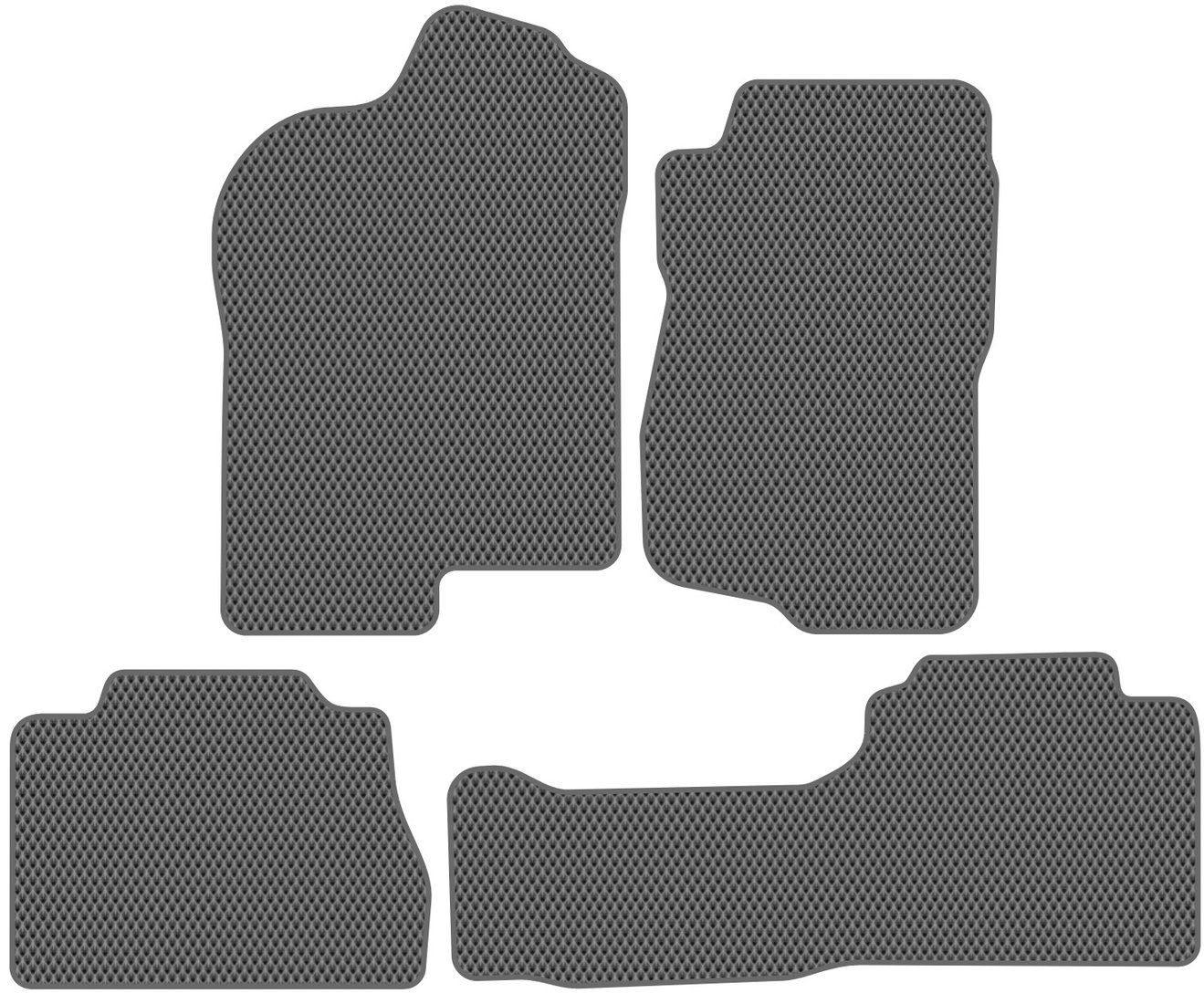 

Комплект ковриков для авто Alicosta Chevrolet Tahoe III (suv / GMT900) 2006 - 2014 (серый, ромб)