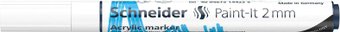 Маркер художественный Schneider Paint-It 310 120149 (белый)