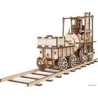 3Д-пазл Eco-Wood-Art Локомотив с резиномотором