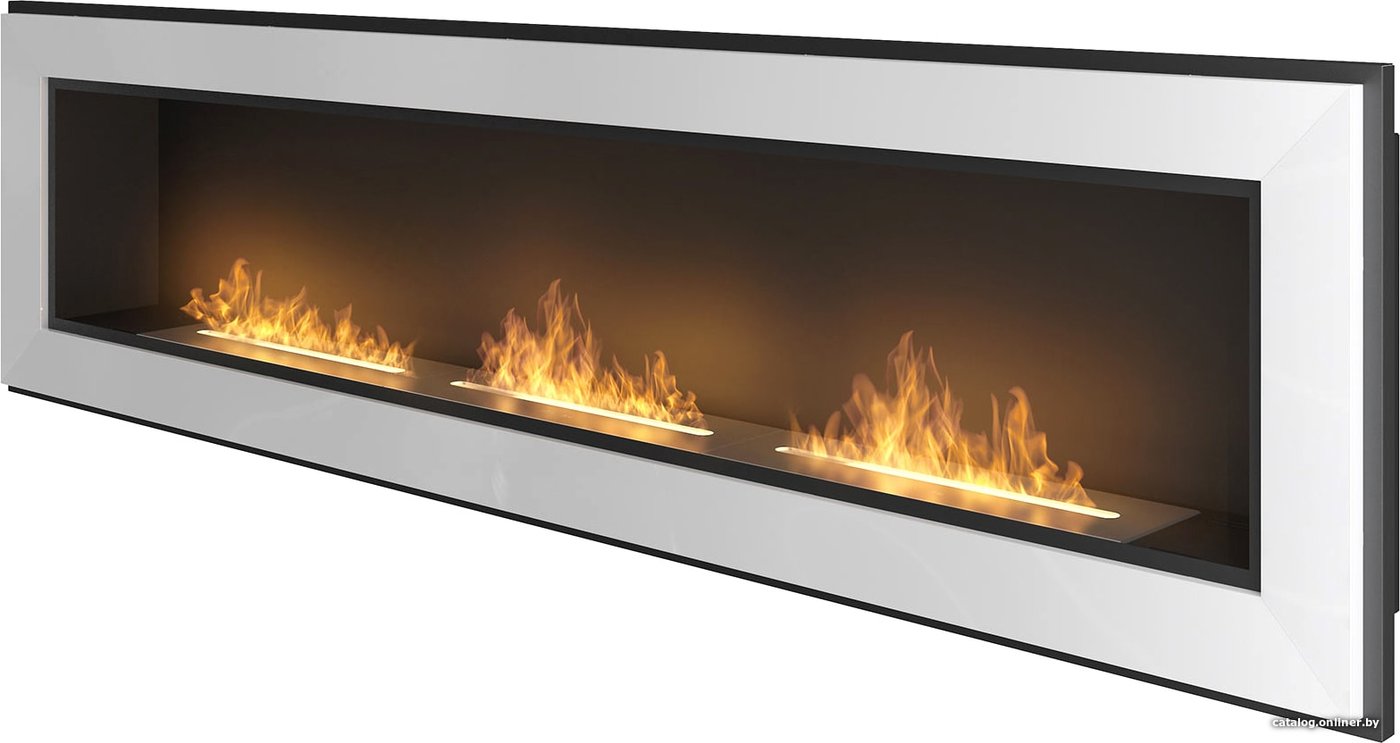 Биокамин SimpleFire Frame 1800 (белый)