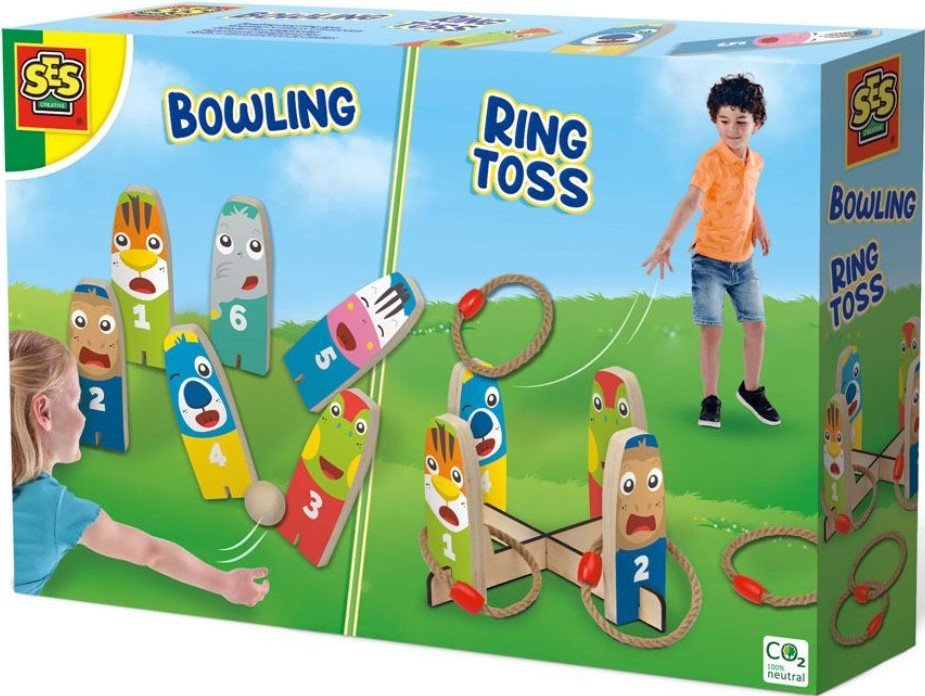 

Активная игра SES Creative Боулинг и Метание колец 2 в 1 02291