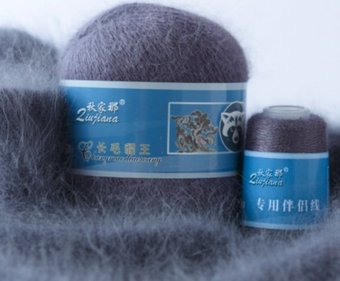 HobbyBoom Пух Норки 804 (темно-серый)