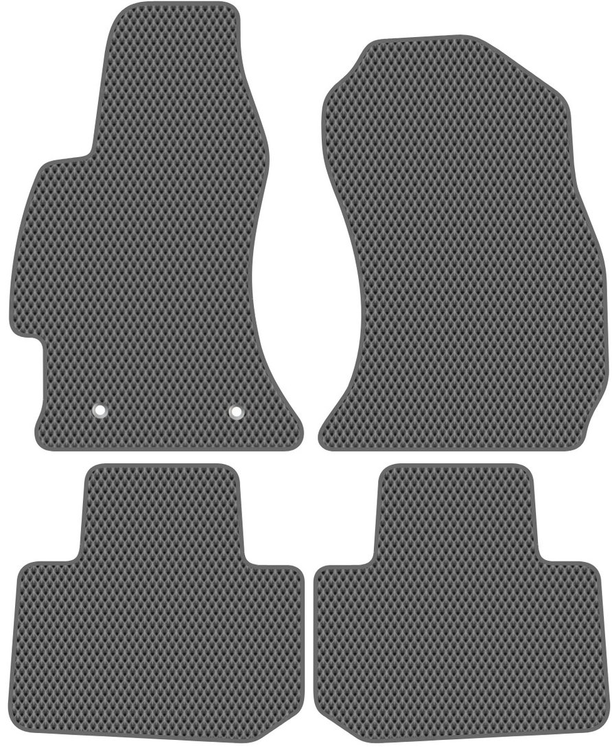 

Комплект ковриков для авто Alicosta Subaru Forester (suv / SJ) 2012 - 2019 (серый, ромб)